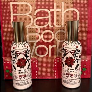 2x Bath & Body Works ‘TIS THE SEASON Concentrated Room Sprays